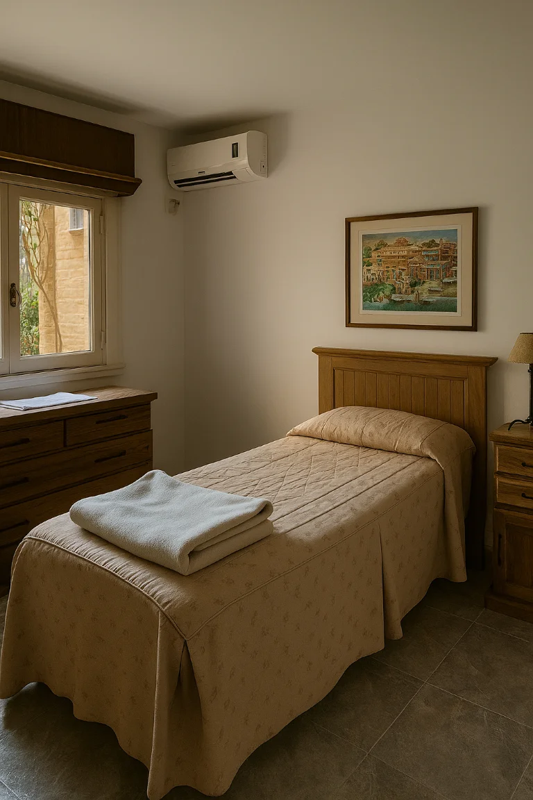 Habitación individual de la residencia